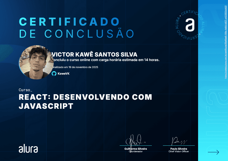 React: Desenvolvendo com JavaScript